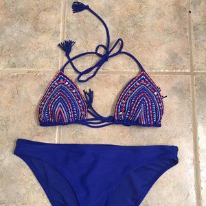 Beautiful Blue Bikini Top